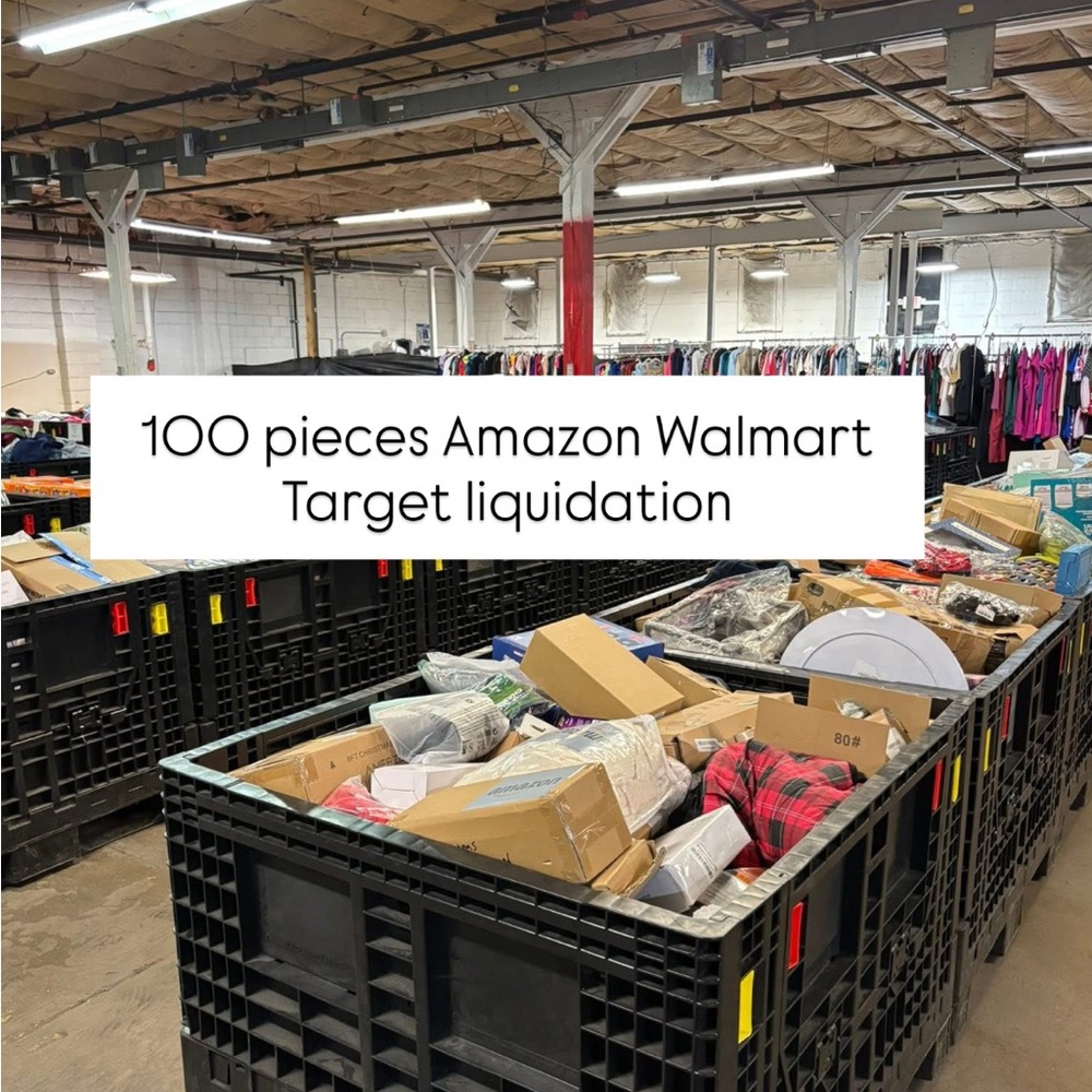 100 mystery box return Amazon Walmart target Marshall’s liquidation overstock